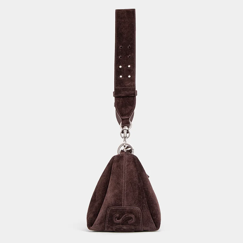 Top Grain Nubuck Geometric Handbag view 2